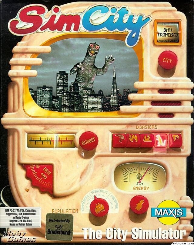 Maxis SimCity Packaging